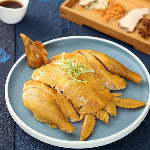 温氏 供港鲜熟盐焗土香鸡 900g 熟鸡走地鸡 古法盐焗鸡卤味熟食肉类