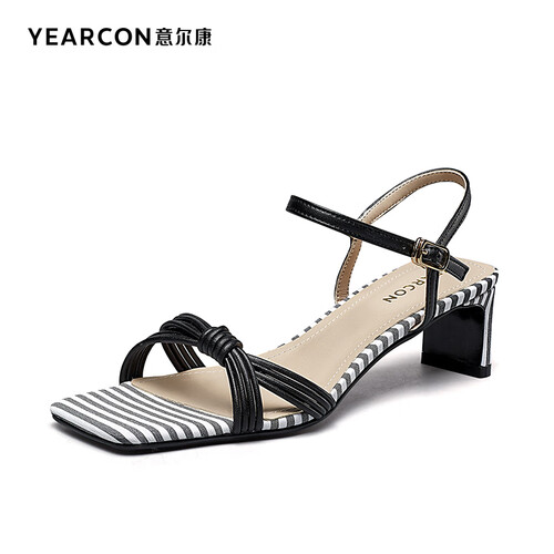 意尔康女士凉鞋 yearcon 意尔康 女士高跟凉鞋 5113cl46904wa多少钱