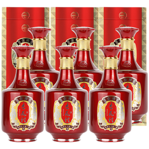 杏花村白酒 汾酒 杏花村 金质5 53%vol 清香型白酒 500ml*6瓶 整箱装
