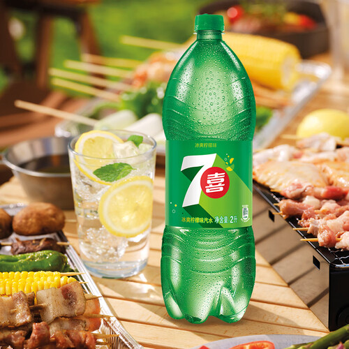 百事可乐七喜 7up 柠檬味 汽水可乐 碳酸饮料 2l*8瓶 整箱装 百事出品