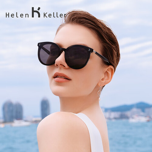 123456789海伦凯勒(helen keller)太阳镜女士墨镜偏光眼镜驾驶开车