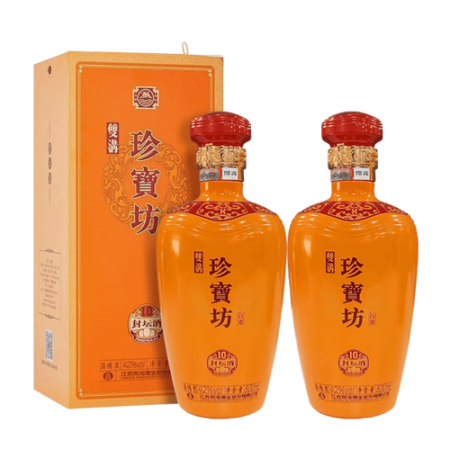 12345678910双沟珍宝坊封坛酒(10) 42度 500ml 箱规6瓶 高端礼品白酒