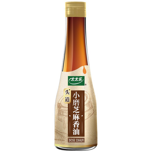 太太乐 香油 小磨纯香芝麻油 336ml 凉拌调味火锅油碟 雀巢出品 19.