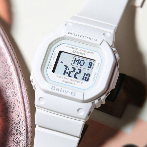 卡西欧(casio) baby-g系列新款防水多功能时尚运动电子女表新年礼物
