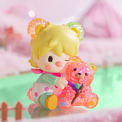 pop mart泡泡玛特 小甜豆×大久保甜蜜相伴系列手办盲盒玩具新年礼物