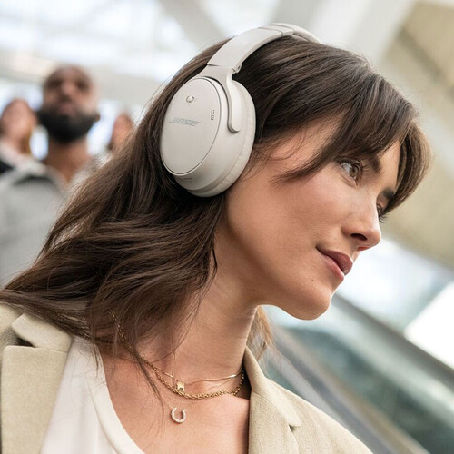 bosequietcomfort45主动降噪蓝牙耳罩式头戴耳机博士无线qc45游戏消噪