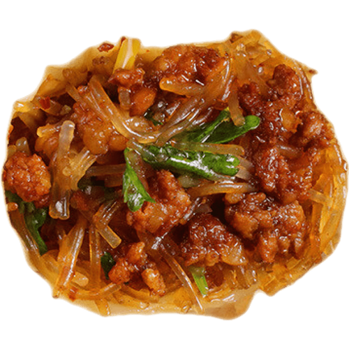 俊杰香辣粉丝包子500g早餐速冻薄皮水晶小笼包外卖速食粉丝包子500g拍