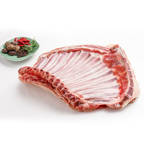 大庄园新西兰进口羔羊排125kg原切羊肉炖煮生鲜烧烤食材冷冻羊肉