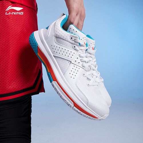 李宁韦德全城5丨篮球鞋男减震耐磨防滑舒适轻量中帮专业运动比赛鞋