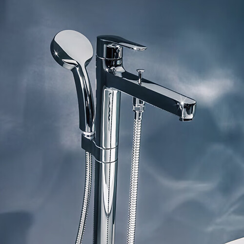 kohler 科勒 齐悦系列 k-98614t-b4-cp k-97904t 落地式花洒龙头 底座