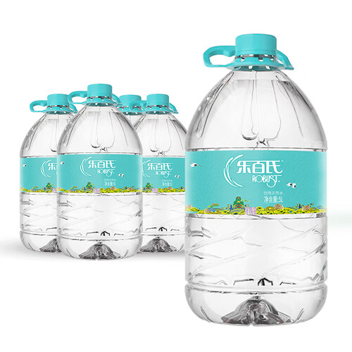 robust 乐百氏 饮用天然水5l *4桶 包膜装 会议办公用水 家庭健康饮用
