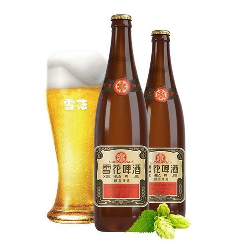 雪花(snow)啤酒 snowbeer 雪花 snow)啤酒12度 经典沈阳老雪 棕瓶 640