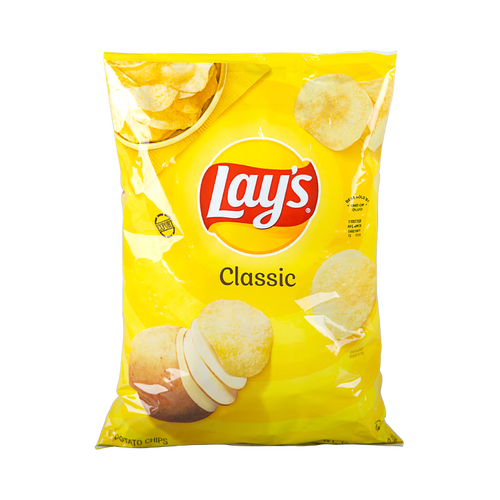 乐事(lays)薯片 休闲零食膨化食品 美国进口经典原味超大家庭装425.