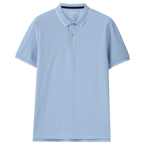 佐丹奴 男装polo衫 polo衫蜂巢网眼珠地布翻领短袖 01011425 白 79.