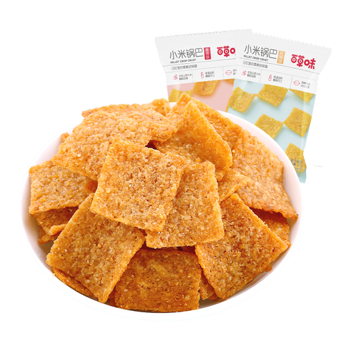 百草味饼干/膨化 be&cheery 百草味 小米锅巴 烧烤味多少钱-聚超值