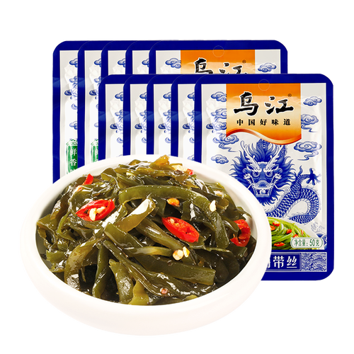 乌江调味品 乌江 海带丝荣成海带 鲜香海带丝 50g*10袋多少钱-聚超值