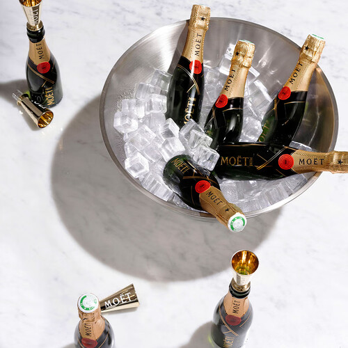 酩悦moetchandon迷你法国进口经典香槟葡萄酒200ml4瓶