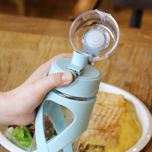 乐扣乐扣(lock&lock) 乐扣乐扣locknlock玻璃杯单层耐热玻璃水杯便携