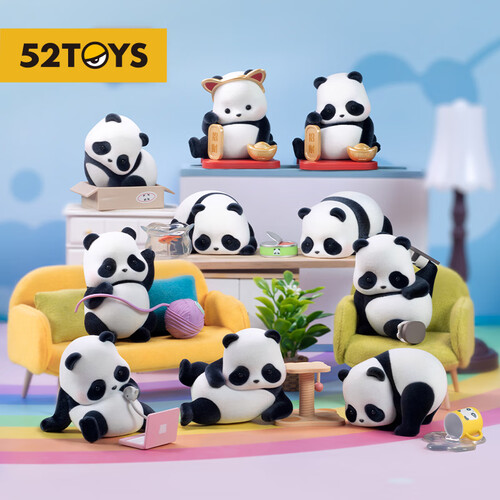 52toys潮流盲盒 有券的上:52toys panda roll 熊猫也是猫盲盒多少钱