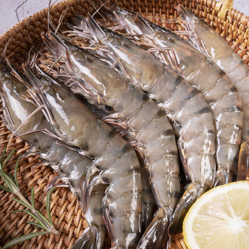 禧美海产 马来西亚活冻黑虎虾300g/盒 10-12只(大号) 老虎虾 大虾