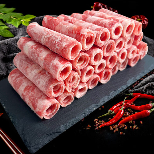 恒都羊肉 hondo 恒都 尚选羊肉卷 500g/盒 冷冻 火锅食材多少钱-聚