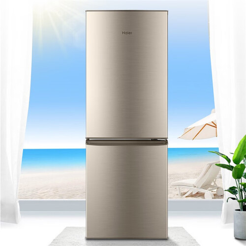 海尔(haier)冰箱 haier 海尔 bcd-180tmps 直冷双门冰箱 180l 炫金