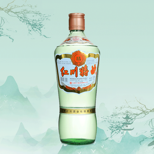 红川白酒特曲全家福红川特曲全家福500ml4光瓶口粮纯粮酒厂直发特曲
