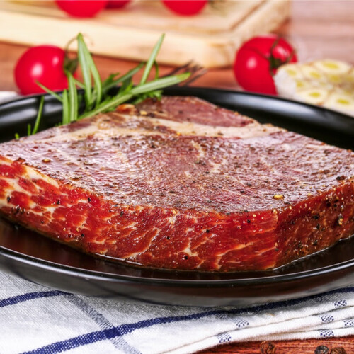 万馨沃牛安格斯厚切上脑牛排250g黑胡椒味原料牛排搭配秘制调味