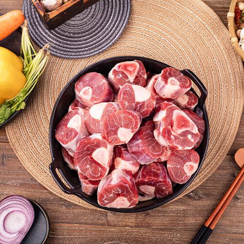 阿牧特内蒙古羊腿块2斤国产原切羊前腱子羊小腿切段煲汤红烧食材