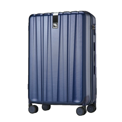 汉客26英寸黛蓝色行李箱怎么样？评测：大颗粒蛇纹，不易刮花