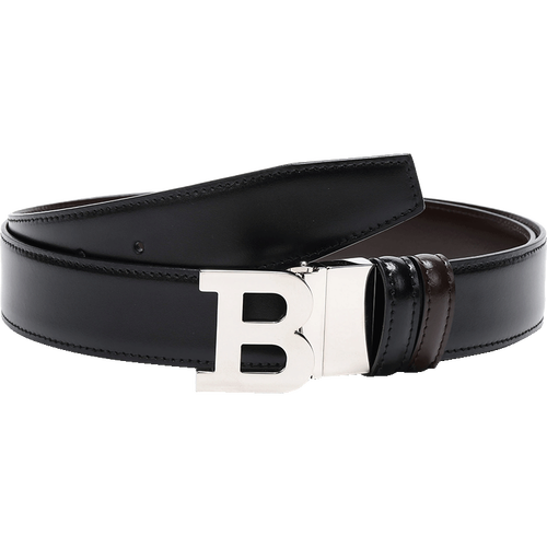 巴利bally男士双面腰带黑色巧克力色 6193208 110 父亲节礼物 1199元