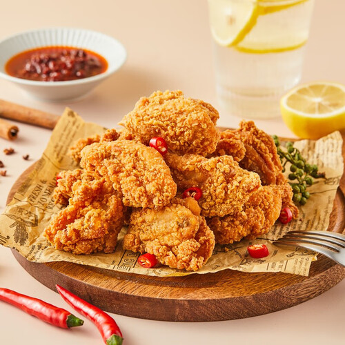 圣农脆皮炸鸡半成品鸡伴翅裹粉韩式炸鸡半成品冷冻油炸炸鸡小食炸鸡