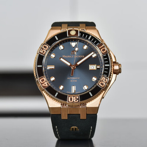 艾美(maurice lacroix) 手表瑞士手表ml115机械机芯潜水表强夜光男士
