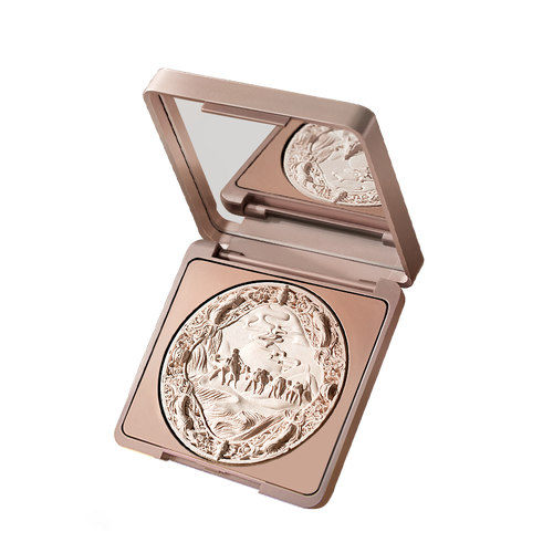 花西子蚕丝蜜粉饼定妆控油持久不脱妆防水防汗提亮遮瑕散粉补妆 03玉