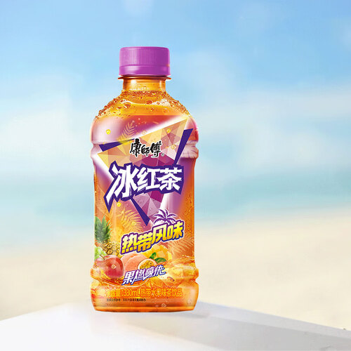 康师傅饮料 康师傅 冰红茶 热带风味饮料 330ml*12瓶 整箱装多少钱-聚