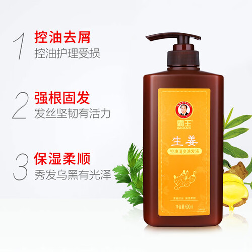 霸王(bawang)洗发水 bawang 霸王 首乌固发洗发600g 生姜洗发600g多少