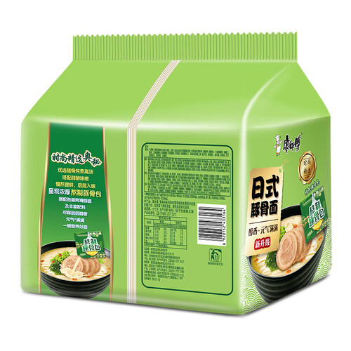 康师傅方便食品 康师傅 高汤 日式豚骨面 5袋多少钱-聚超值