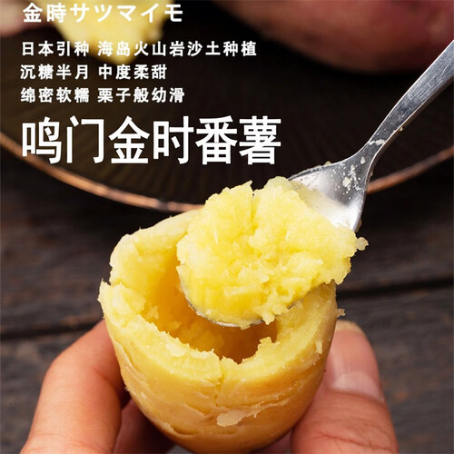 龙觇超甜日本引进鸣门金时地瓜黄金蜜薯番薯新鲜好吃的红薯海南桥头
