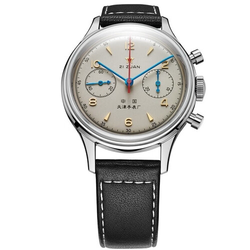 12345678910海鸥(seagull)手表 航空系列计时码表 d304复刻版机械表