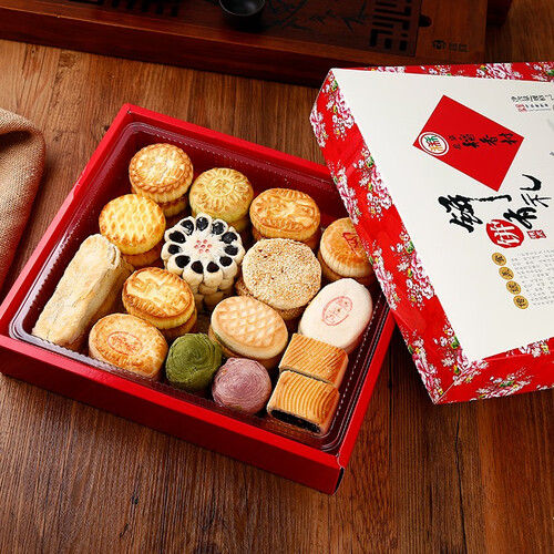 北京稻香村糕点/点心 北京稻香村 饼饼有礼 糕点礼盒 46饼15味 2.