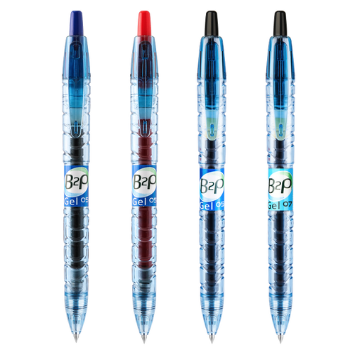 百乐pilot中性笔宝特瓶水笔blb2pb2p宝特瓶学生用按动式考试速干中性