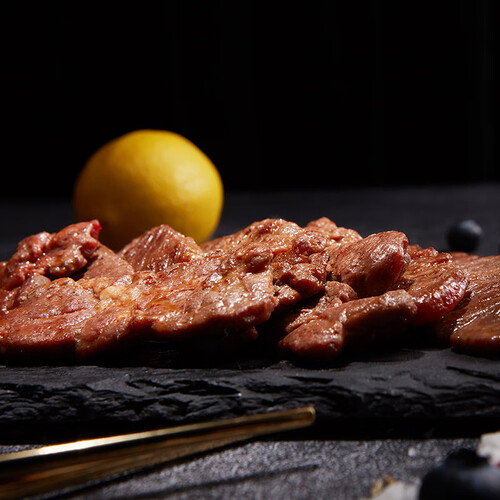 大庄园 烤牛上脑 500g/袋 国产 生鲜腌制牛肉烧烤烤肉食材微调半成品