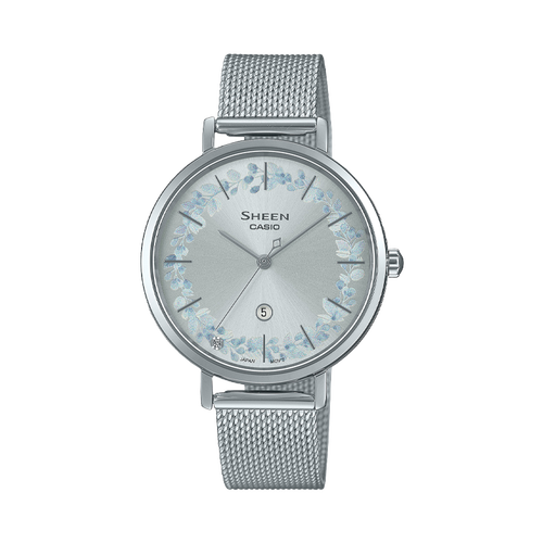 卡西欧(casio)日韩表 casio 卡西欧 sheen花卉系列 女士石英腕表 she