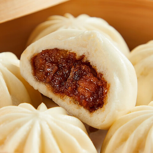 思念中华面点叉烧包750g方便菜儿童早餐烧烤包子馒头