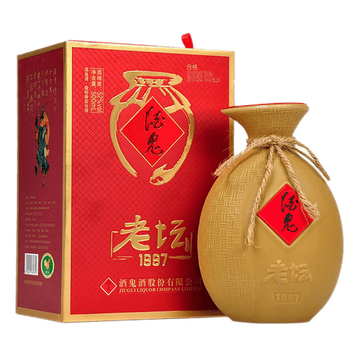酒鬼酒52度老坛 馥郁香型白酒52度高度白酒 52度 500ml 1瓶 老坛1997