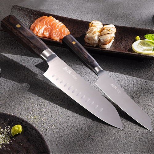 拓刀具套装 plus会员,周二生活场:tuoknife 拓 麒麟系列 刀具套装 7