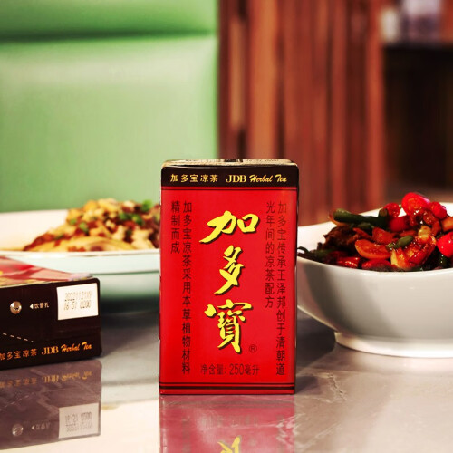 加多宝凉茶植物饮料怕上火喝加多宝250ml12盒整箱水饮便携装