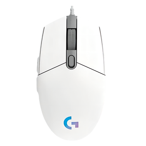 罗技(g)鼠标 logitech 罗技 g102 二代 有线鼠标 8000dpi rgb 白色