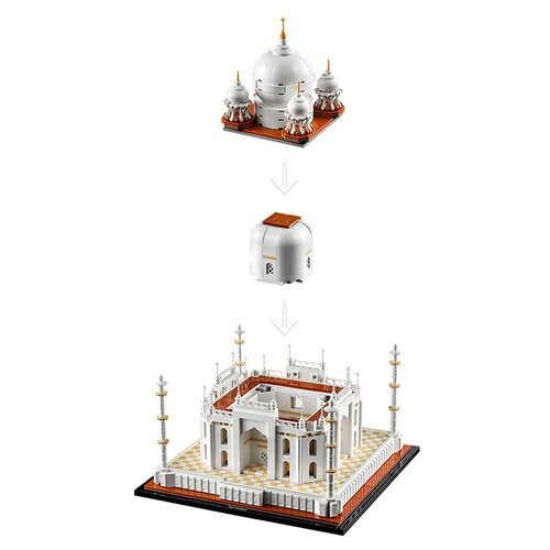 乐高(lego)积木 lego 乐高 architecture建筑系列 21056 泰姬陵多少钱