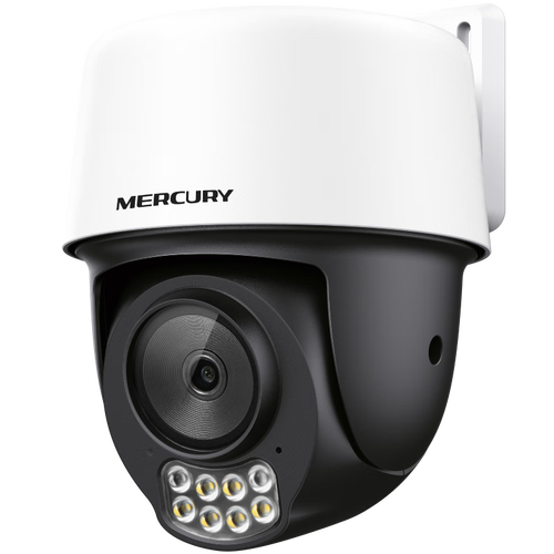 水星mercury400万全彩夜视室外防水监控摄像头家用wifi热点远程可旋转